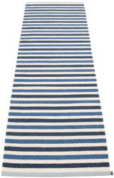 Pappelina Синя и кремава пътека за открито и закрито 70x240 cm Teo Denim - Pappelina (TE3E724)