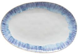 COSTA NOVA Бяло-синя керамична табла за сервиране Brisa, дължина 41 cm - Costa Nova (ZCN-GOA411-RIA)