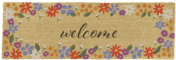 Artsy Mats Изтривалка от кокосови влакна 40x120 cm Welcome Floral - Artsy Doormats (12040W-WELCFLORAL)