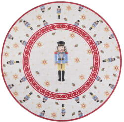 Villeroy & Boch Червен кръгъл килим с коледен мотив ø 160 cm Toy's Delight Nutcracker - Villeroy&Boch (106274-160)