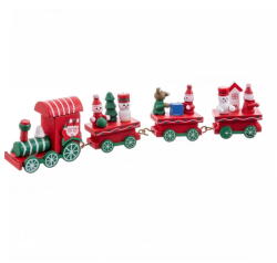 Casa Selección Дървена Коледна фигурка (височина 7, 5 cm) Locomotive - Casa Selección (118904)