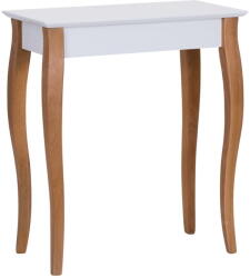 Ragaba Бяла конзолна странична маса, дължина 65 cm - Ragaba (RagabaLIL11)
