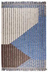 Dutchbone Син/кафяв памучен килим 160x230 cm Hampton - Dutchbone (6100117)