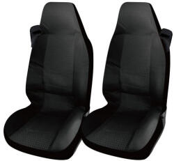  2db-os Személy és teherautó üléshuzat / fekete mintás, biztonsági öv kialakítással! 8060TTOV (02270_alf)