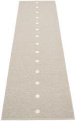 Pappelina Бежова и кремава пътека за открито и закрито 70x280 cm Peg Linen Vanilla - Pappelina (PE9F728)