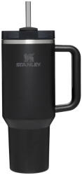 STANLEY Черен термос със сламка от неръждаема стомана 1, 18 l Quencher H2.0 FlowState Tumbler Black - Stanley (100000144325)