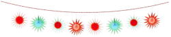 Meri Meri Гирлянд 140 cm Starburst - Meri Meri (278934)