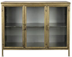 Dutchbone Метална витрина в златист цвят 100x80x38, 5 cm Gertlush - Dutchbone (1000134)