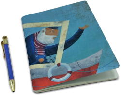 Kartos Тетрадка с химикалка 96 страници формат A5 Sailor Man - Kartos (FUR011353DSET)