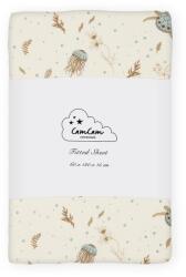 Cam Cam Copenhagen Светложълт еластичен детски чаршаф от органичен памук 60x120 cm Sea Garden - Cam Cam Copenhagen (318-P89-000-WW)