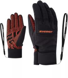 ZIENER Garim As(R) férfi síkesztyű 42 fekete|vörös