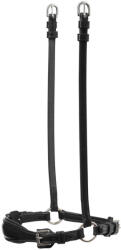 Schockemöhle Turin Select bőr orrszíj ló számára COB fekete|szürke