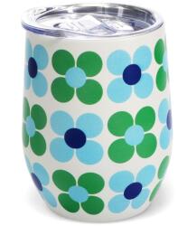 Rex London Чаша за път 350 ml Blue and green Daisy - Rex London (30723)