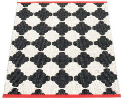 Pappelina Черно-бял килим за открито и закрито 70x90 cm Marre Black Coral - Pappelina (MAX709)