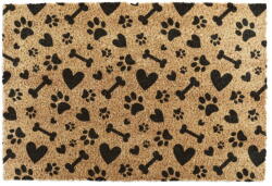 Artsy Mats Изтривалка от кокосови влакна 60x90 cm Paws and Bones - Artsy Doormats (9060-PAWANDBONES)