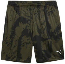PUMA Férfi Train All Day AllOver nyomtatott rövidnadrág zöld