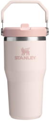 STANLEY Светлорозов термос от неръждаема стомана 600 ml IceFlow Flip Straw 2.0 Tumbler Rose Quartz - Stanley (100000108475)