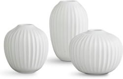 Kähler Design Комплект от 3 миниатюрни бели вази Hammershoi Hammershøi - Kähler Design (692397)