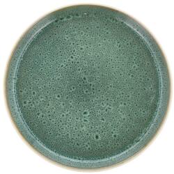 Bitz Бяла/зелена десертна глинена чиния ø 21 cm Gastro White/Green - Bitz (37549)