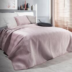 Takoy Cuvertură PREMIUM SOFIA din catifea moale și mată 230x260 cm matlasat în model os de pește
