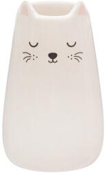 Sass & Belle Кремава ваза от доломит (височина 10, 5 cm) Cat - Sass & Belle (XDC644)