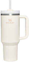 STANLEY Кремав термос със сламка от неръждаема стомана 1, 18 l Quencher H2.0 FlowState Tumbler Cream - Stanley (100000144324)