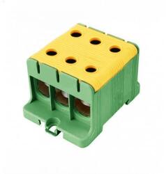 Pollmann Univerzális sorkapocs PE zöld-sárga 16-95mm2Cu/Alu 1P csavaros UK 95/3 PE Pollmann (2090309)