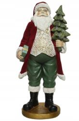 Kaemingk Mikulás karácsonyi díszfigura álló 32, 5 cm (8720194461488)