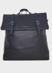 Natascia női hátizsák nagyméretű elegáns sötétkék ecobőr átalakítható (na-708-blue)