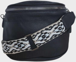 Plazabox Női crossbody fekete oldaltáska kényelmes átvetős (le-616-black)