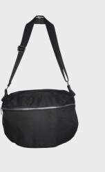 Plazabox Női crossbody táska kényelmes nagyméretű fekete oldaltáska (mx-1302-black)