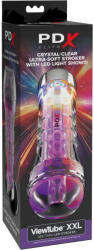Pipedream - PDX Elite ViewTube XXL See-Thru EZ-Grip LED Stroker - vitalimen