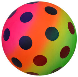  140mm Neon Szivárványos Pöttyös labda