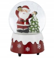Kaemingk Karácsonyi figura, zenélő doboz, műanyag, hógömb, 10x14, 5 cm, 1 db (8720725345607)