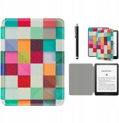 AllTabCases Smart Cover Grafikus Tok Kindle Paperwhite 4 6" készülékhez Érintőceruza (KPW4mozaika)
