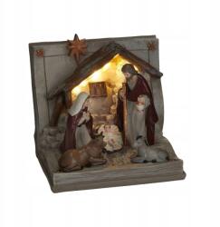 Villa Italia Karácsonyi betlehem Biblia Led 15 cm Holy Family (HO261)