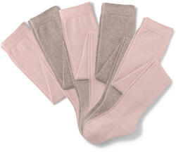 Tchibo - 5 pamut harisnyanadrág - kisgyerek - méret 74/80 - rózsaszín/csíkos