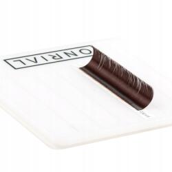 Onrial Dark CHOCOLATE műszempillák, 21 sor, CC ív, 0.07 vastagság, 9-12mm hossz (000020855)