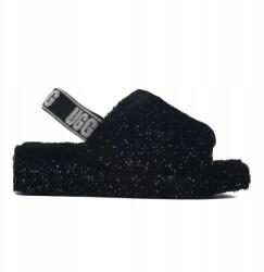 UGG Fluff Yeah Met. sparkle Fekete cipő, női, 36 (1125232-BLK/36)