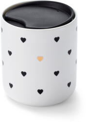 Tchibo - Porcelánbögre fedéllel - fehér