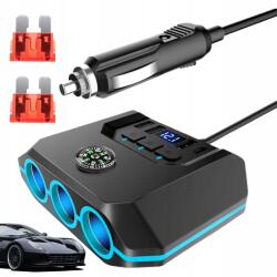  Autós szivargyújtó adapter 7 az 1-ben autós tápkábel (VLJCM9937)