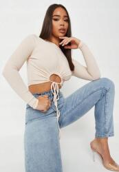 Missguided Krémszínű Kötős Top (42) (327616)