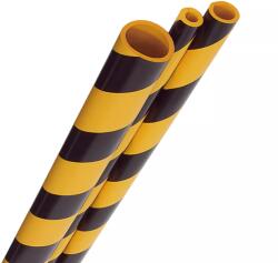 Car Boy Co Ltd Izolatie teava, din spuma, pentru semnalizare, negru-galben, 90cm 60mm(l)x900mm(L)x5mm(grosime)Ø interior 50mm