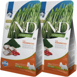 N&D Spirulina N&D Dog Spirulina Hering Adult Mini 2x2kg