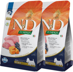 N&D N&D Dog Grain Free Pumpkin Bárány és Áfonya Adult Mini 2x2, 5kg