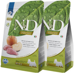 N&D Prime N&D Dog Prime Vaddisznó és Alma Mini 2x2, 5kg