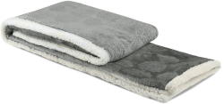Vlnka Mikroplüss takaró 3D mintával szürke ágynemű méretek 140x200