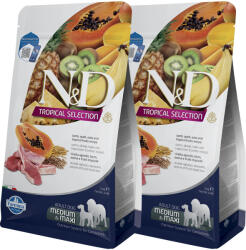  N&D Tropical Selection N&D Dog Tropical Selection Bárány Adult Medium/Maxi 2x2kg