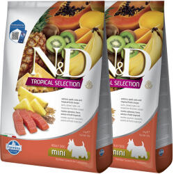  N&D Tropical Selection N&D Dog Tropical Selection Lazac Adult Mini 2x5kg