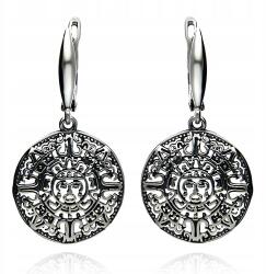 AB-Ag Öregített Ezüst Fülbevaló 925 Májusi Naptár